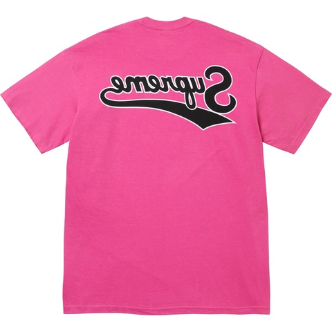 Supreme Backwards Tee - Fuchsia