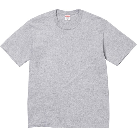 Supreme Backwards Tee - Heather Grey