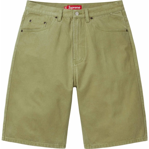 Supreme Baggy Denim Short - Light Olive