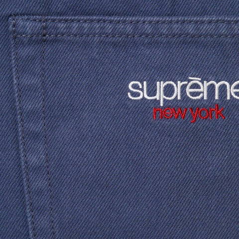 Supreme Baggy Denim Short - Navy