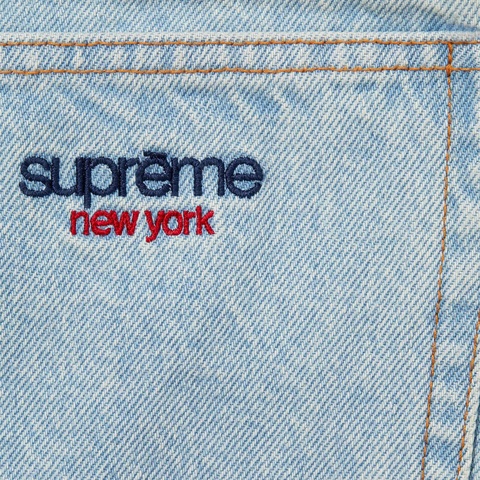 Supreme Baggy Jean - Washed Indigo