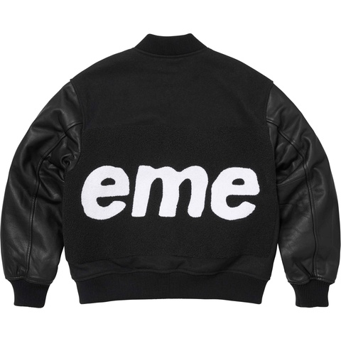 Big Logo Chenille Varsity Jacket - Supreme