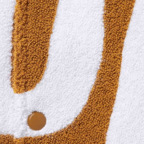 Supreme Big Logo Chenille Varsity Jacket - Mustard