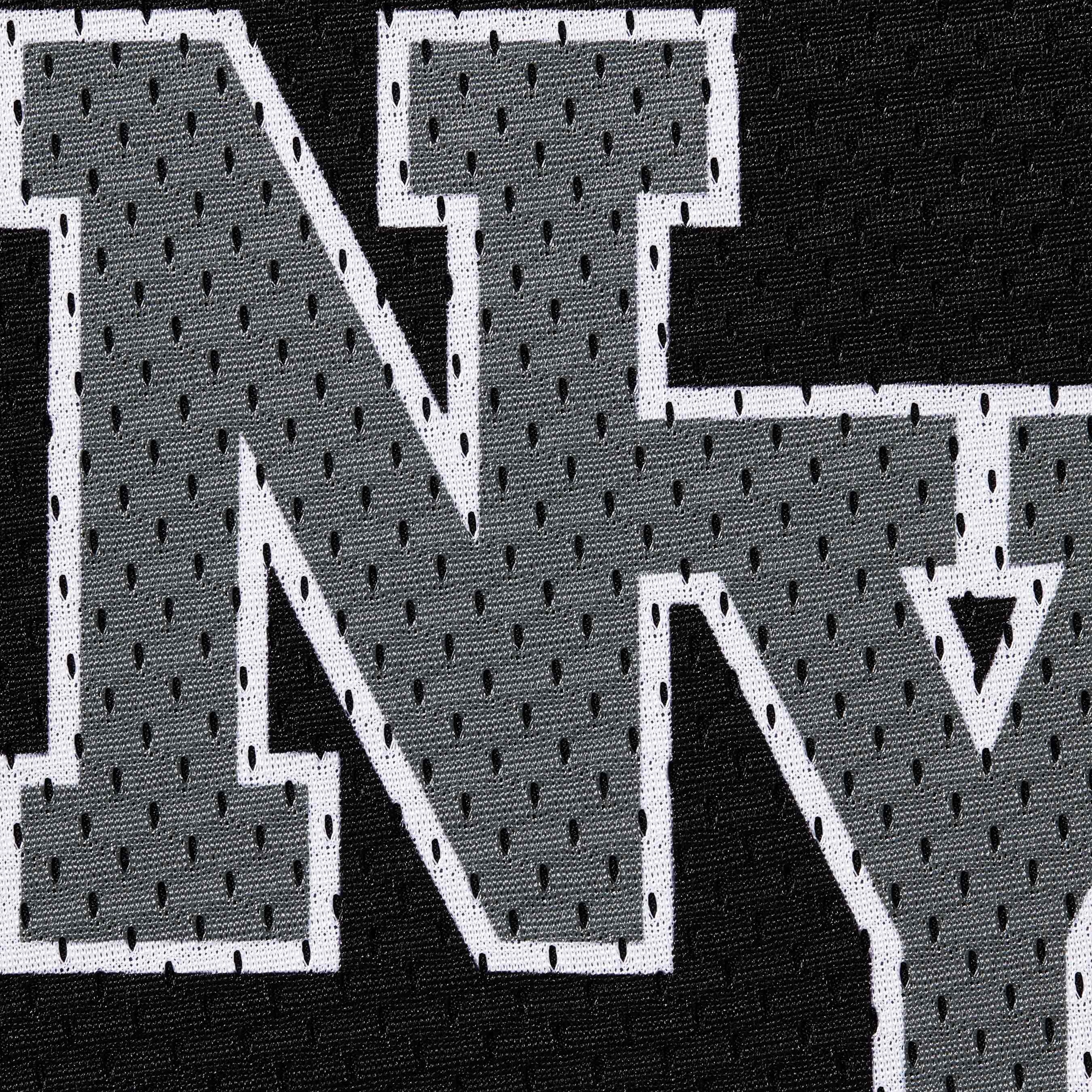 Supreme Big Script Mesh Short (SS24) - Black - $110