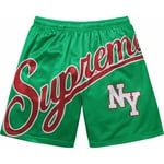 Supreme Big Script Mesh Short (SS24) - Green