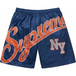 Supreme Big Script Mesh Short (SS24) - Navy