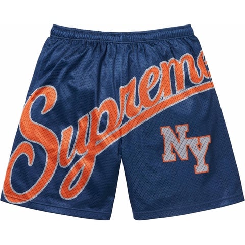 Supreme Big Script Mesh Short \