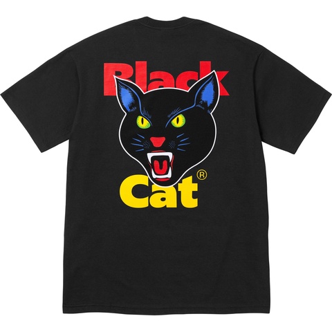 Supreme Black Cat Tee - Black