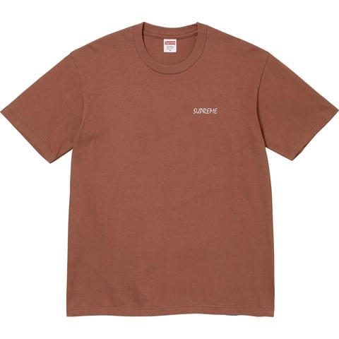 Supreme Black Cat Tee - Brown