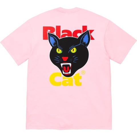 Supreme Black Cat Tee - Light Pink