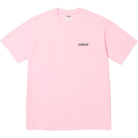 Supreme Black Cat Tee - Light Pink