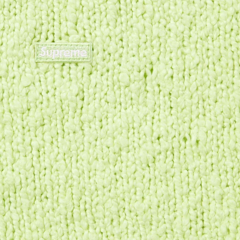 Bouclé Small Box Sweater 24SS BrightLime Bouclé Small Box Sweater - spring/summer 2024 - Supreme
