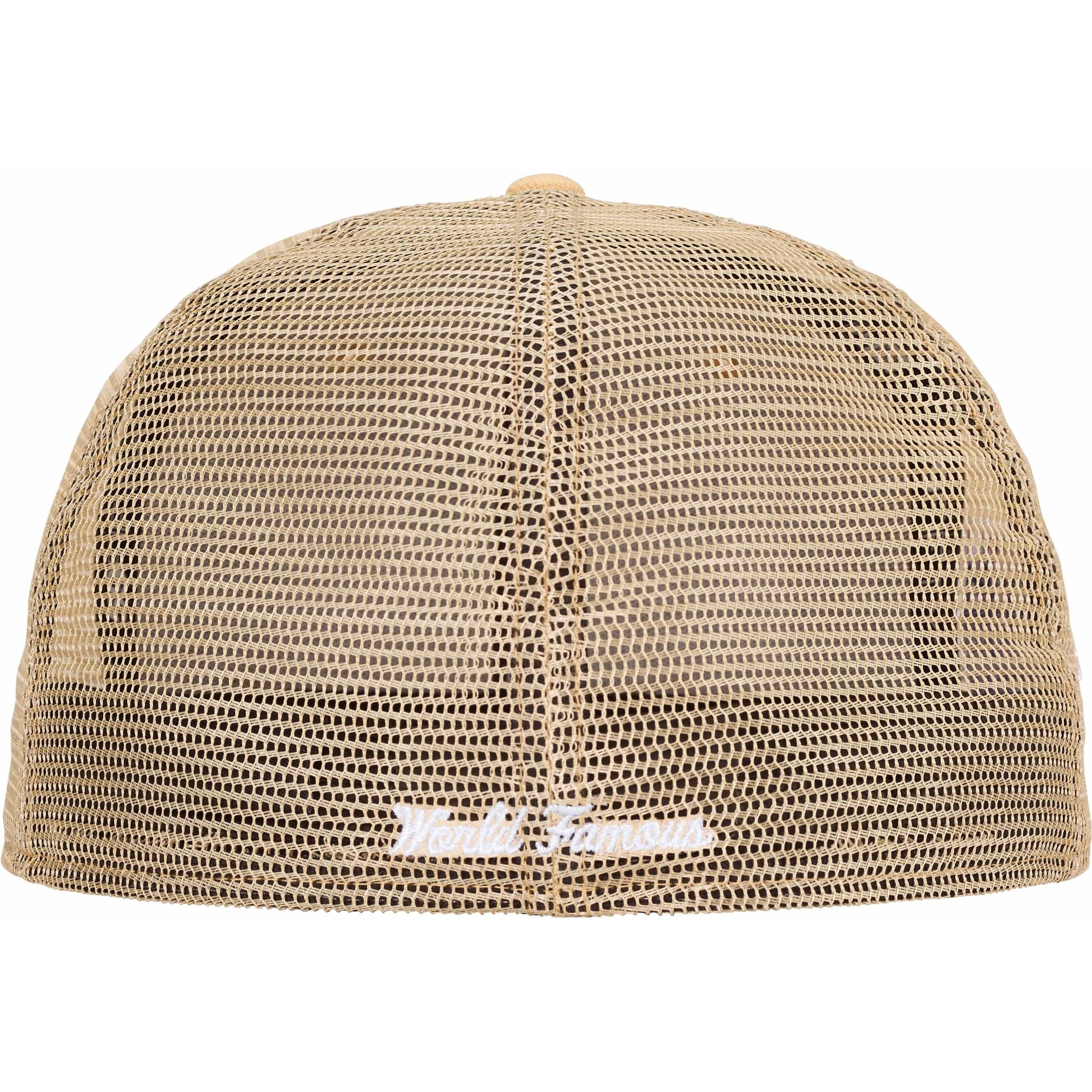 Supreme Box Logo Mesh Back New Era (SS24) - Light Gold - $54