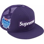 Supreme Box Logo Mesh Back New Era (SS24) - Purple