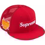 Supreme Box Logo Mesh Back New Era (SS24) - Red