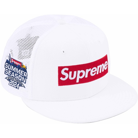 Supreme Box Logo Mesh Back New Era® - White
