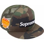 Supreme Box Logo Mesh Back New Era (SS24) - Woodland Camo
