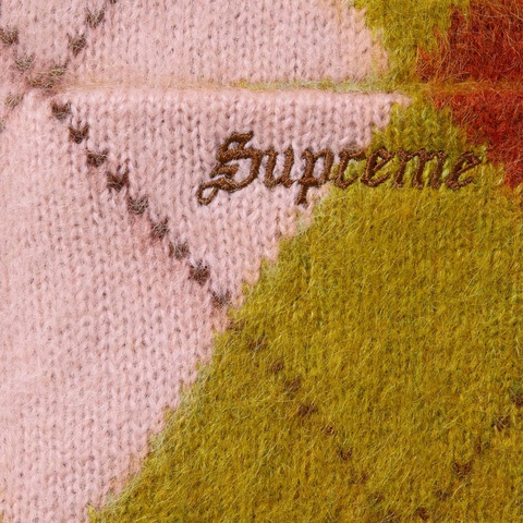 トップス Brushed Argyle Zip Up Vest supreme Spring/Summer 2024 Preview – Supreme