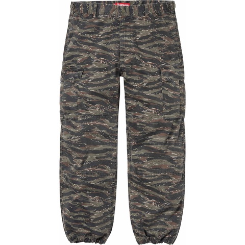 シュプリーム　Cargo Pant Olive Tiger Camo 新品 Cargo Pant - spring/summer 2024 - Supreme