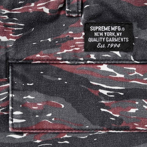 Supreme Cargo Short - Red Tiger Camo