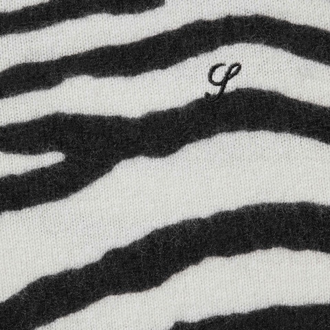 Supreme Cashmere Sweater zebra カシミア セーター Cashmere Sweater - spring/summer 2024 - Supreme
