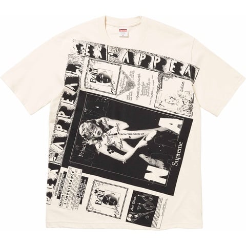 Supreme Collage Tee - Natural
