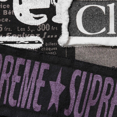 Collage Zip Up Hooded Sweatshirt - Supreme