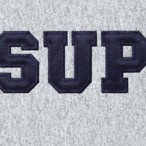 Supreme Collegiate Hooded Sweatshirt - Heather Grey