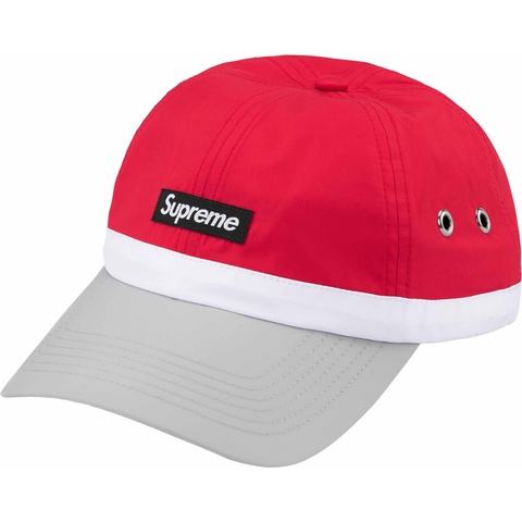 Supreme Crown Band Nylon 6-Panel - Red