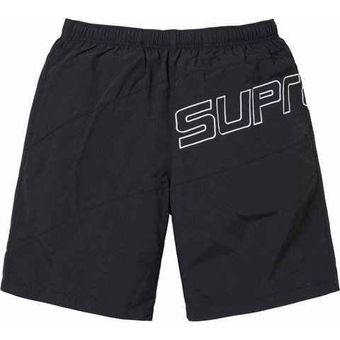 Supreme Curve Nylon Short - Black