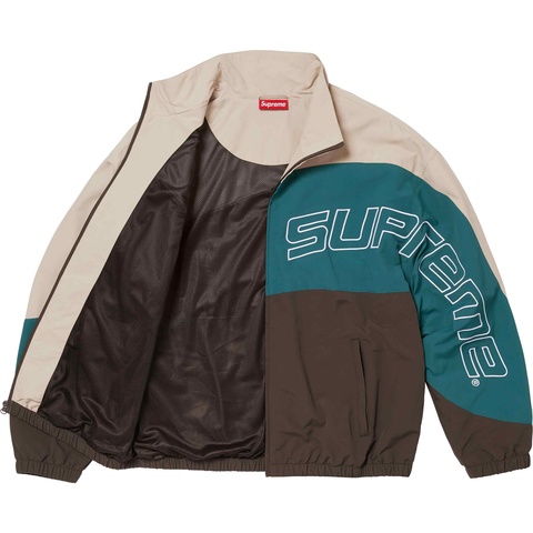 Supreme Curve Track Jacket - Brown