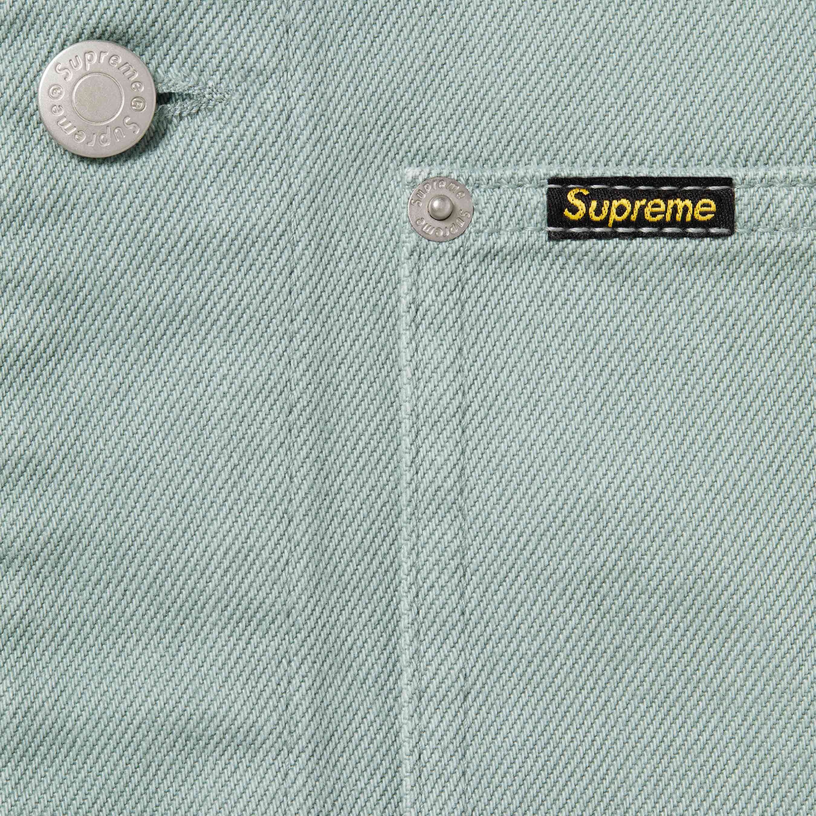 Supreme Denim Chore Trucker Jacket (SS24) - Mint - $228