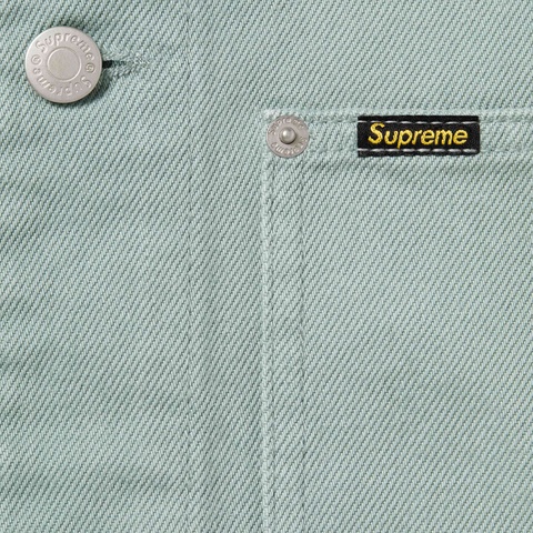 Supreme Denim Chore Trucker Jacket - Mint