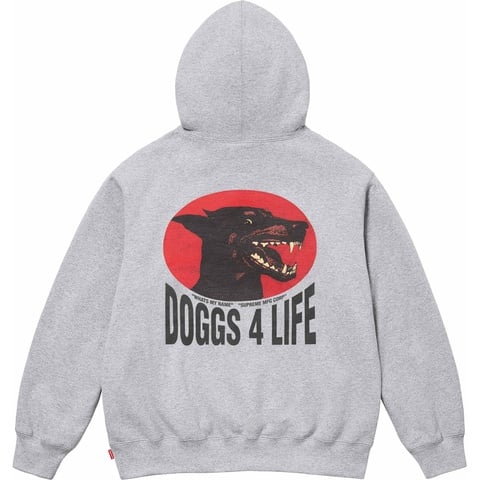 Supreme Doggs Hooded Sweatshirt - Heather Grey