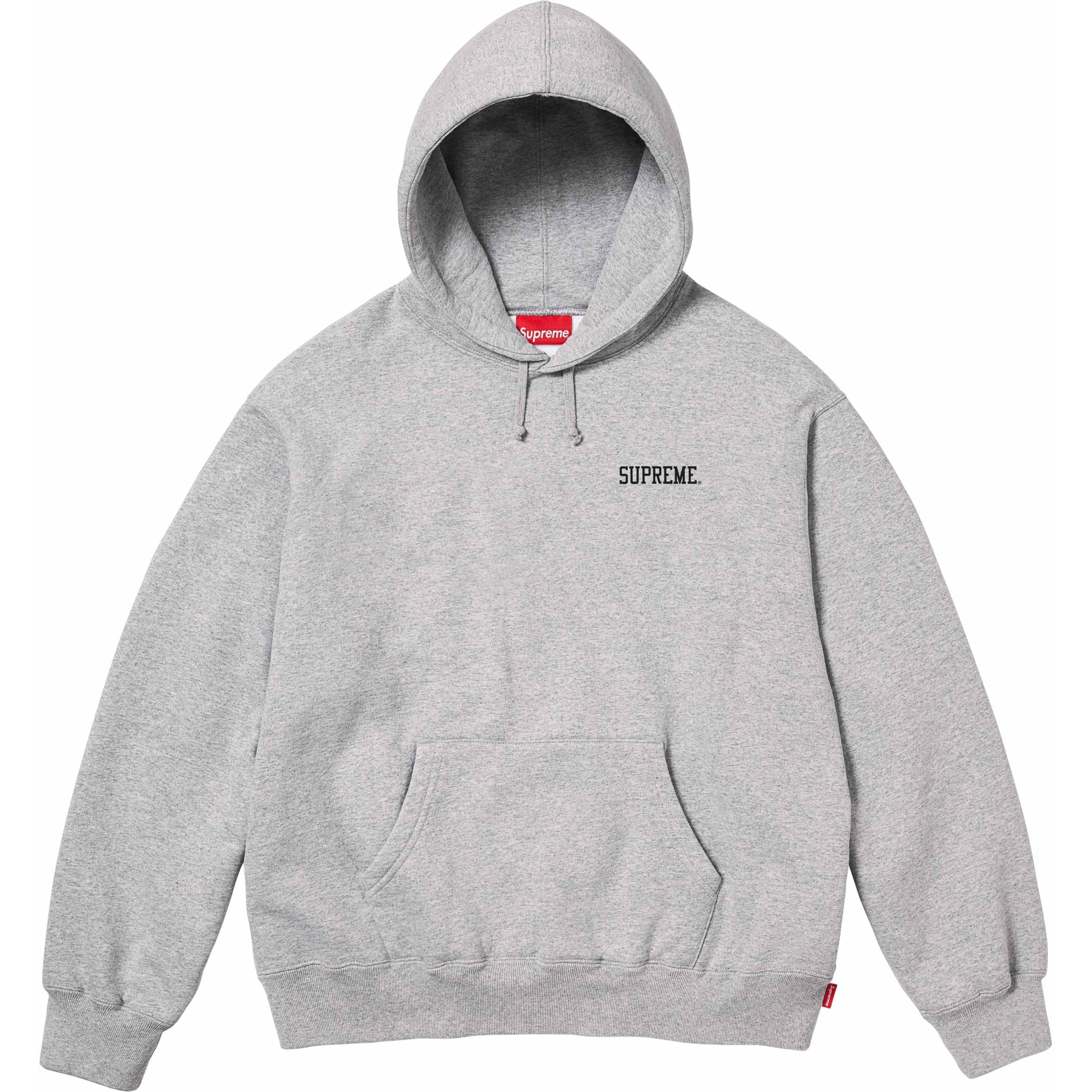 Supreme Doggs Hooded Sweatshirt (SS24) - Heather Grey - $158