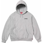 Supreme Doggs Hooded Sweatshirt (SS24) - Heather Grey