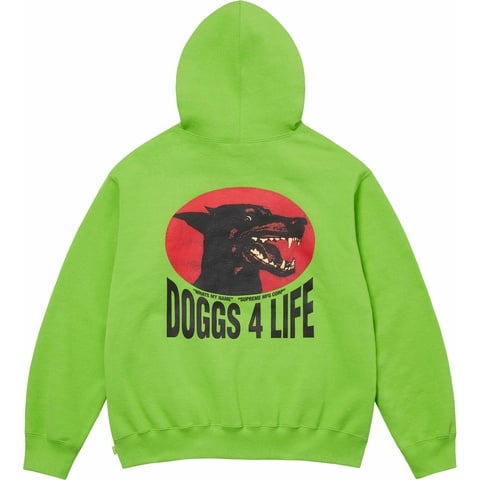 Supreme Doggs Hooded Sweatshirt - Lime