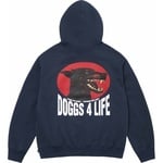 Supreme Doggs Hooded Sweatshirt (SS24) - Navy