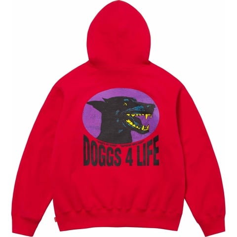 Supreme Doggs Hooded Sweatshirt - Red