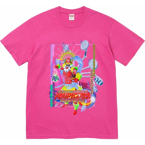 Supreme Electromagnetic Tee - Fuchsia