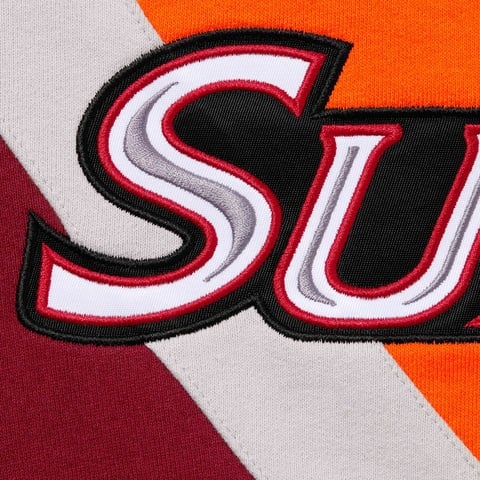 Supreme Equipé Half Zip Sweatshirt - Dark Orange