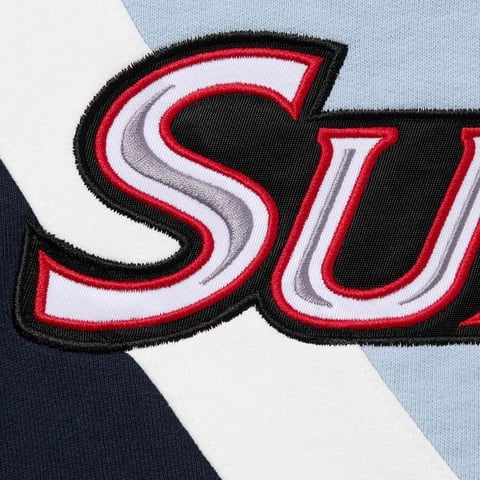 Supreme Equipé Half Zip Sweatshirt - Light Blue