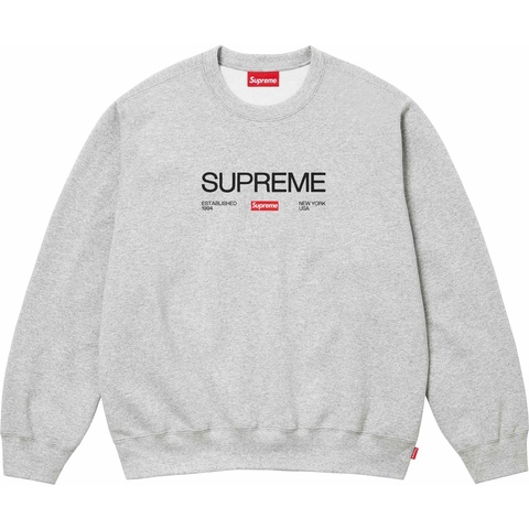 Established Crewneck - spring/summer 2024 - SupremeCommunity