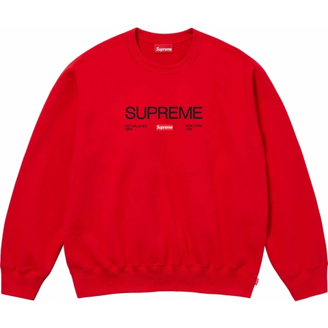 Established Crewneck - spring/summer 2024 - SupremeCommunity