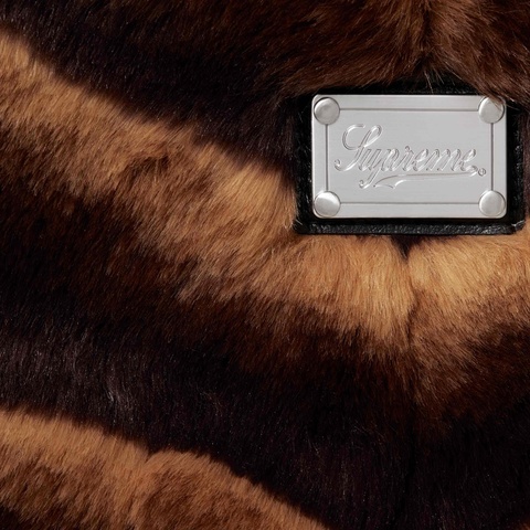 Supreme Faux Fur Jacket - Brown