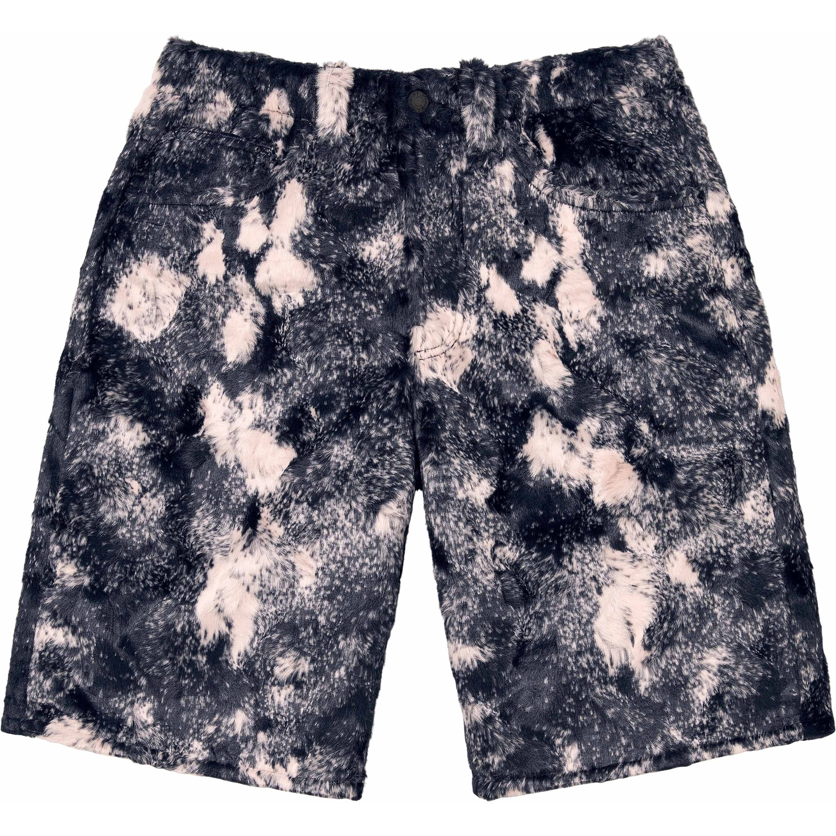 Supreme Faux Fur Short (SS24) - Black - $168