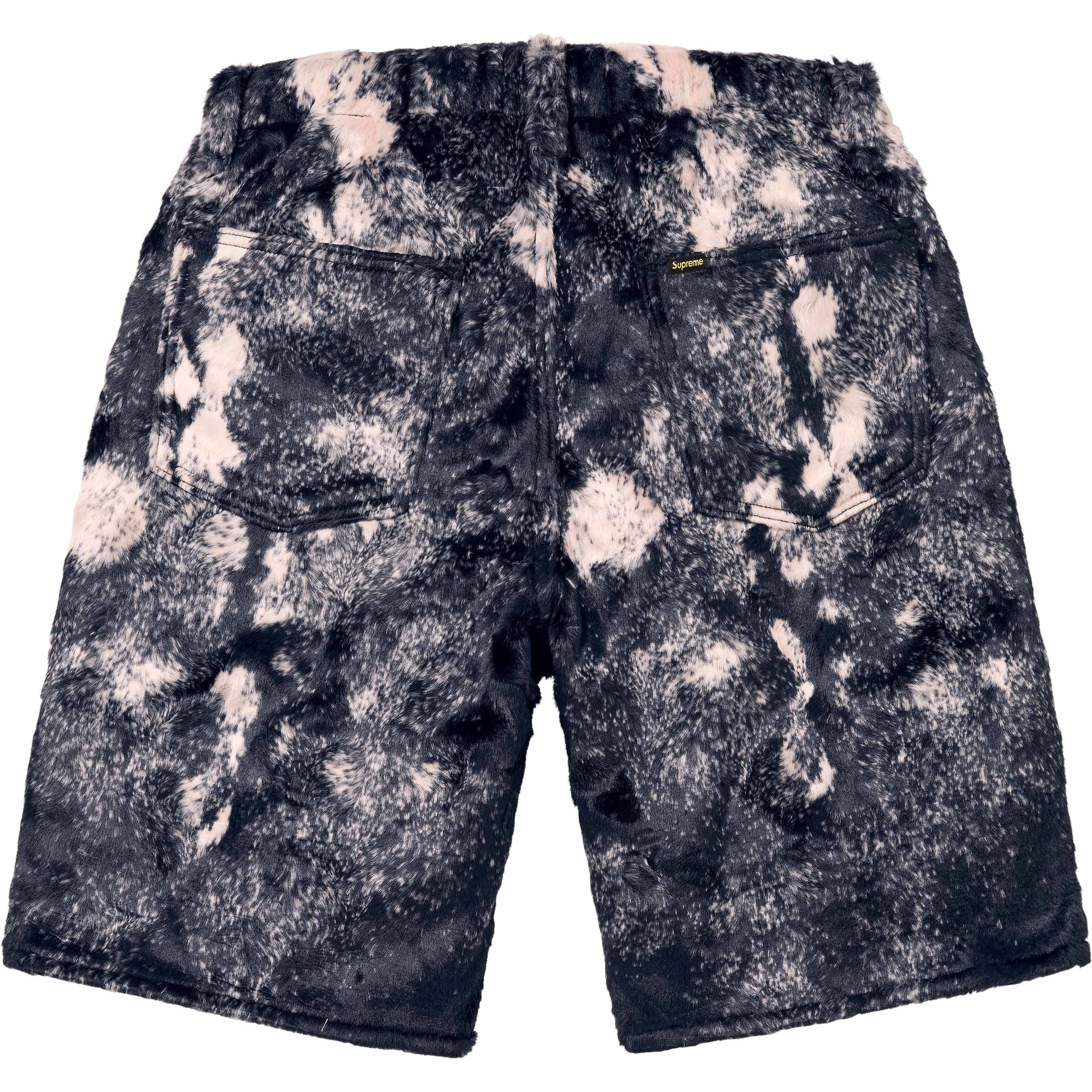 Supreme Faux Fur Short (SS24) - Black - $168