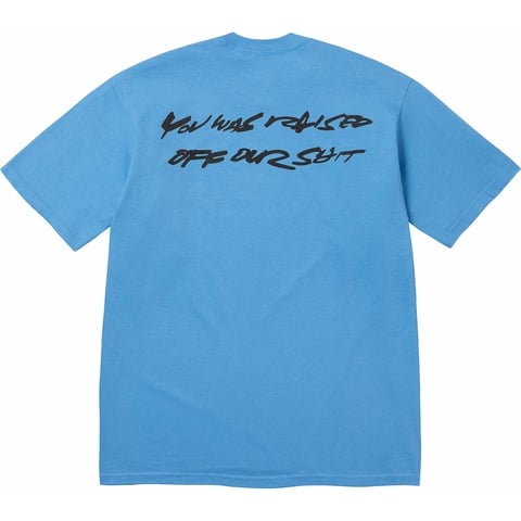 Supreme Futura Box Logo Tee - Bright Blue