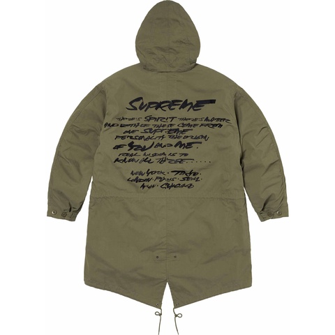 ジャケット・アウター Supreme Futura Fishtail Parka L 24SS Supreme Futura Fishtail Parka Black Men's - SS24 - US