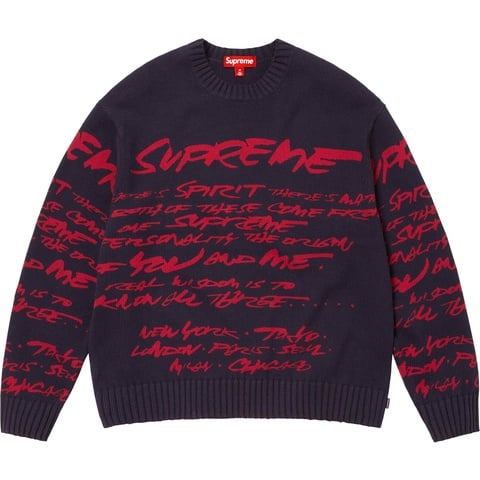 Supreme Futura Sweater - Navy